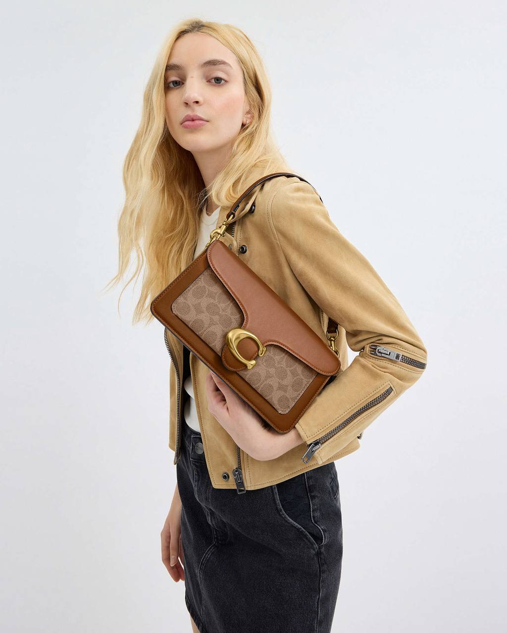 Coach Tabby Shoulder Bag 26 In Signature Canvas
