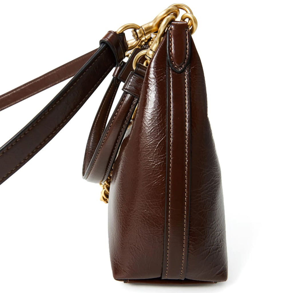 Coach Dark Brown Women Shoulder Bag Cad75 B4Mpl