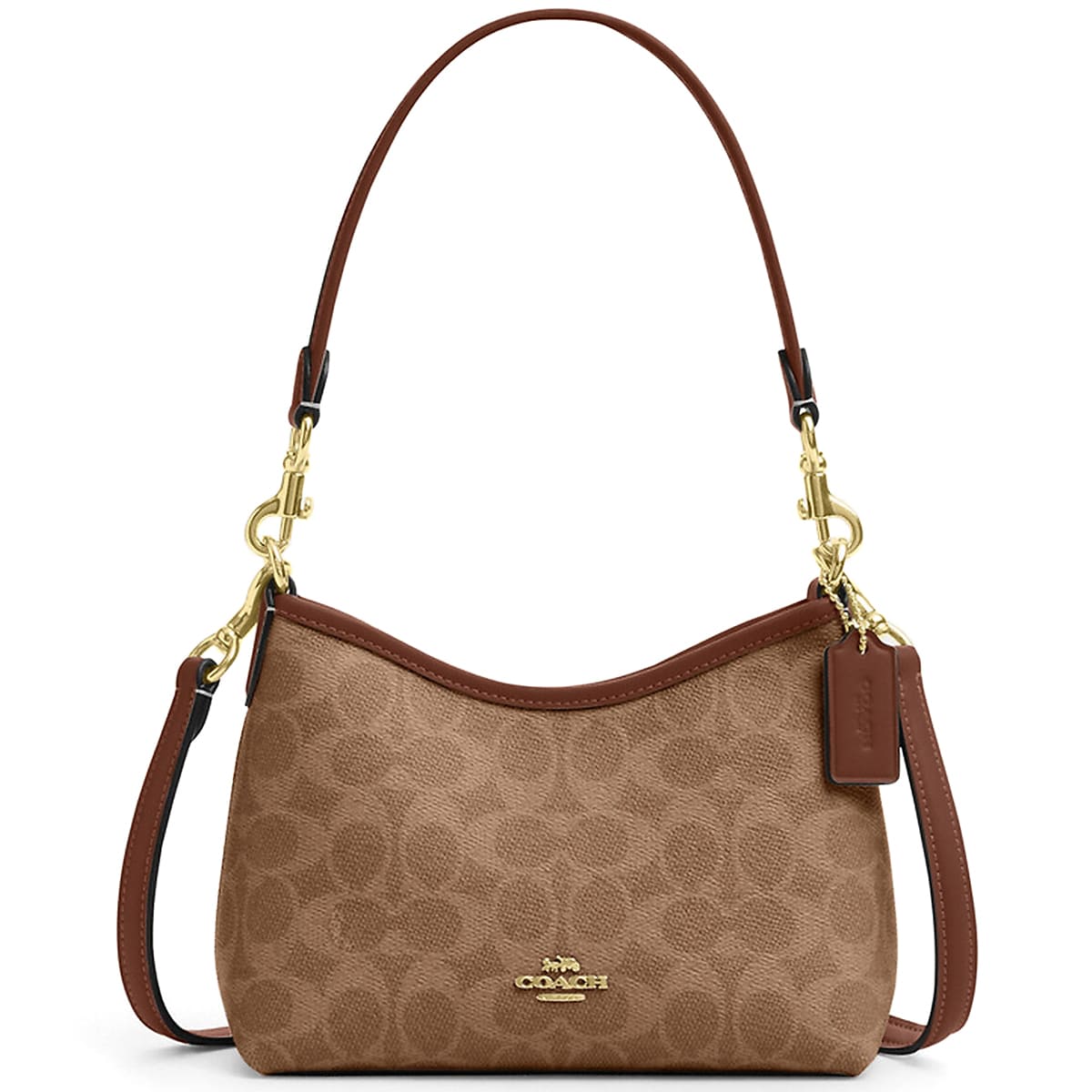 Coach Dark Brown Women Shoulder Bag Cbh15