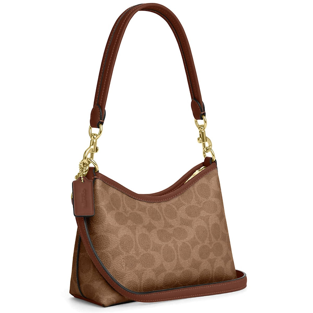 Coach Dark Brown Women Shoulder Bag Cbh15