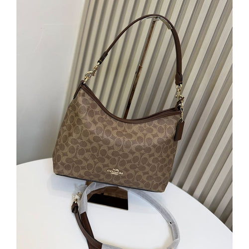 Coach Dark Brown Women Shoulder Bag Cbh15