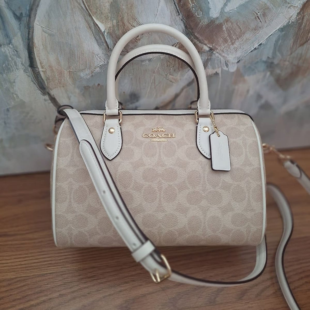 Coach Gold Sand Chalk Women Handbag Cv961 Imxdm