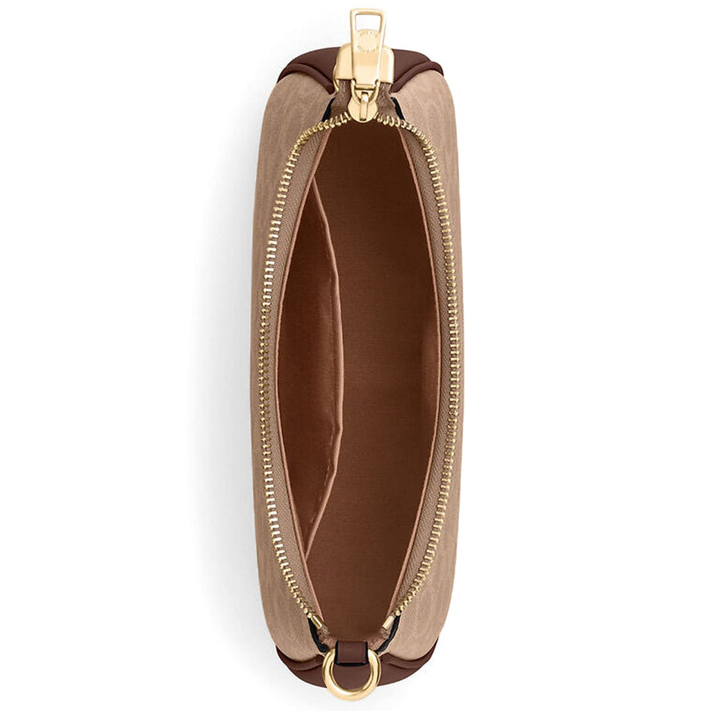 Coach Gold Tan Brown Women Shoulder Bag Cv933
