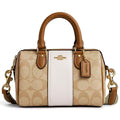 Coach Im Light Khaki Chalk Lt Saddle White Beige Brown Women Handbag Cr243