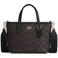 Coach Walnut Black Women Handbag Cw032 Imxaq