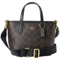 Coach Walnut Black Women Handbag Cw032 Imxaq
