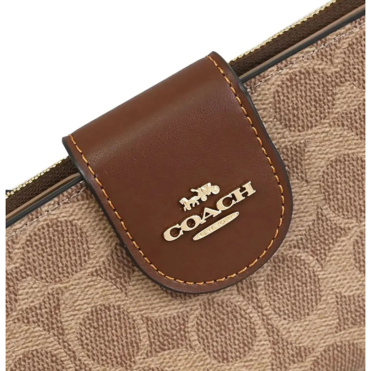 COACH Women’s Signature Canvas Phone Wallet Wristlet CW780