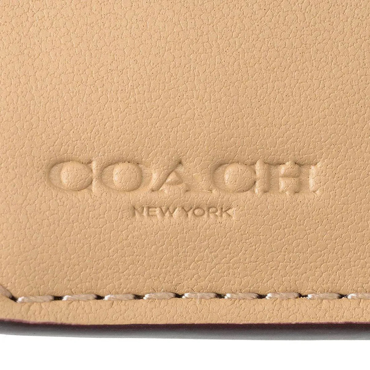 COACH Women’s Signature Canvas Silver Medium Corner Zip Wallet CW786