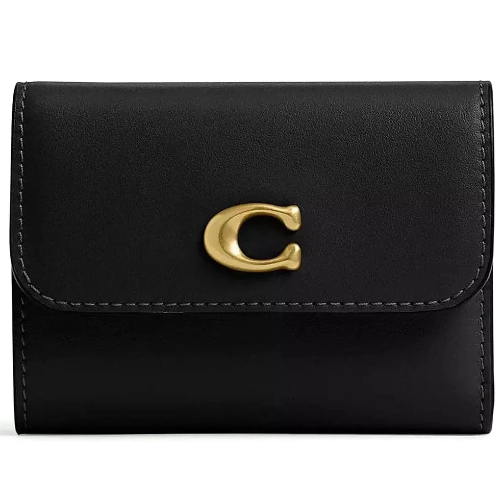 COACH Women’s Refined Leather Snap Wallet with Detachable Card Case CZ111