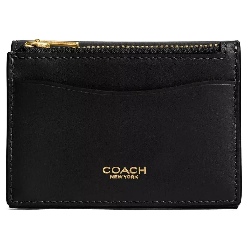 COACH Women’s Refined Leather Snap Wallet with Detachable Card Case CZ111