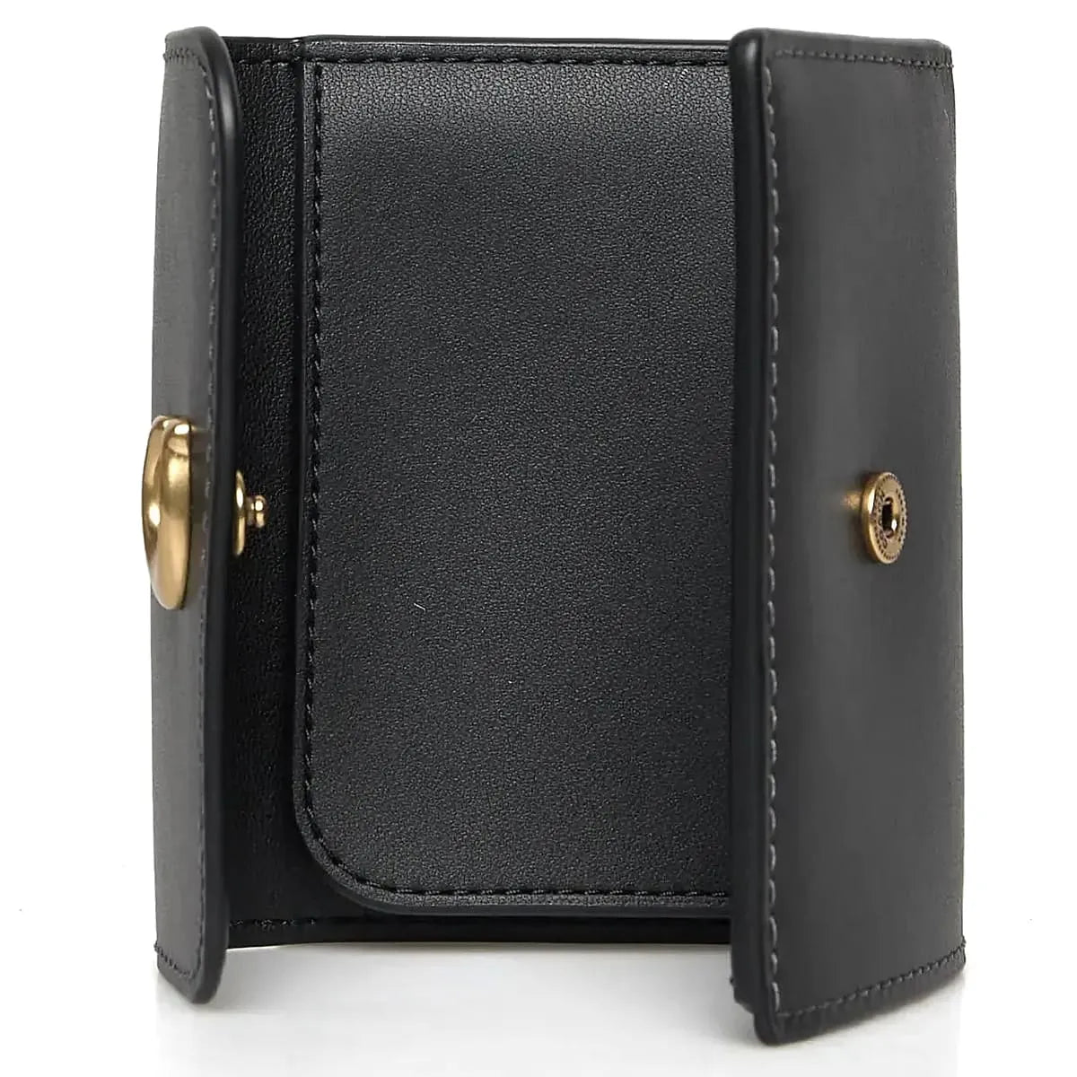 COACH Women’s Refined Leather Snap Wallet with Detachable Card Case CZ111