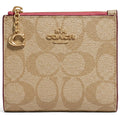 COACH Women’s Signature Canvas Card Holder 78002