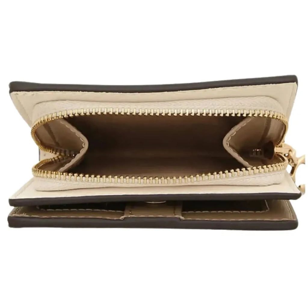COACH Women’s Floral Print Signature Canvas Snap Wallet CR969-IMOTV