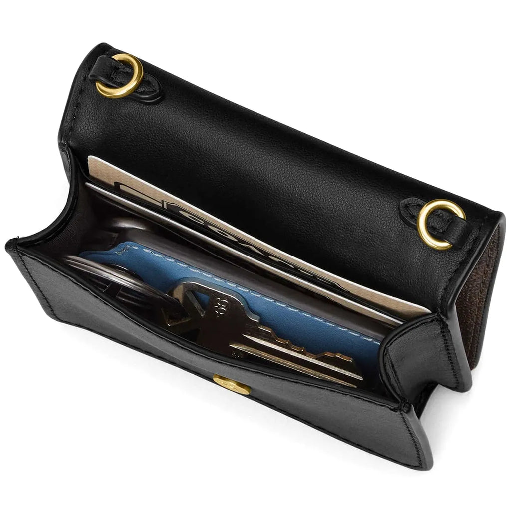 COACH Women’s Signature Canvas Mini Wallet on a Chain CZ278