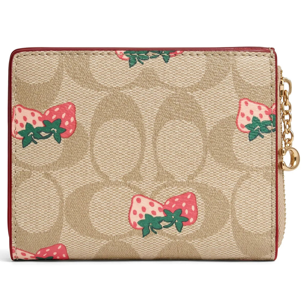 COACH Women’s Strawberry Print Signature Card Holder