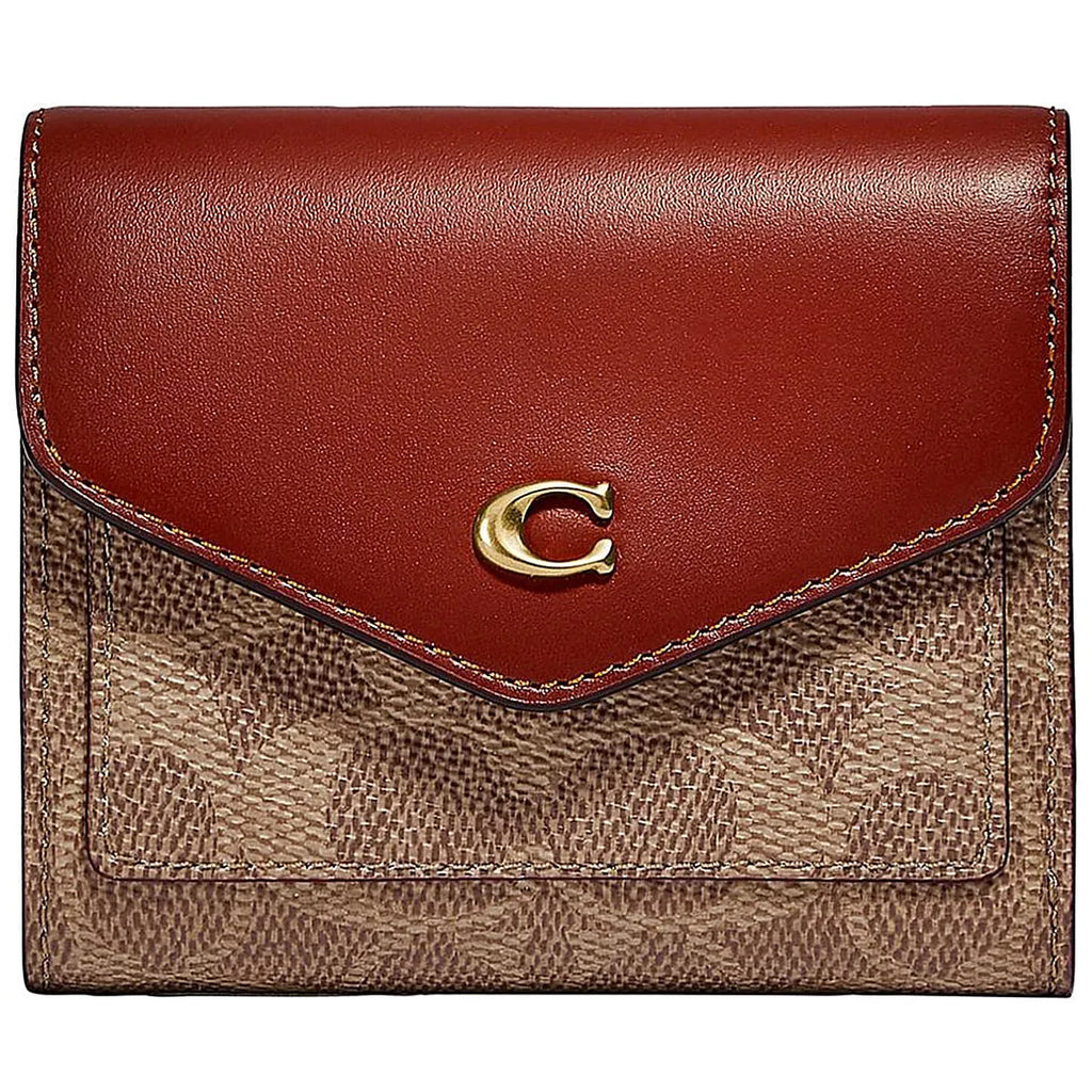 COACH Women’s Signature Canvas Wyn Small Wallet C2329