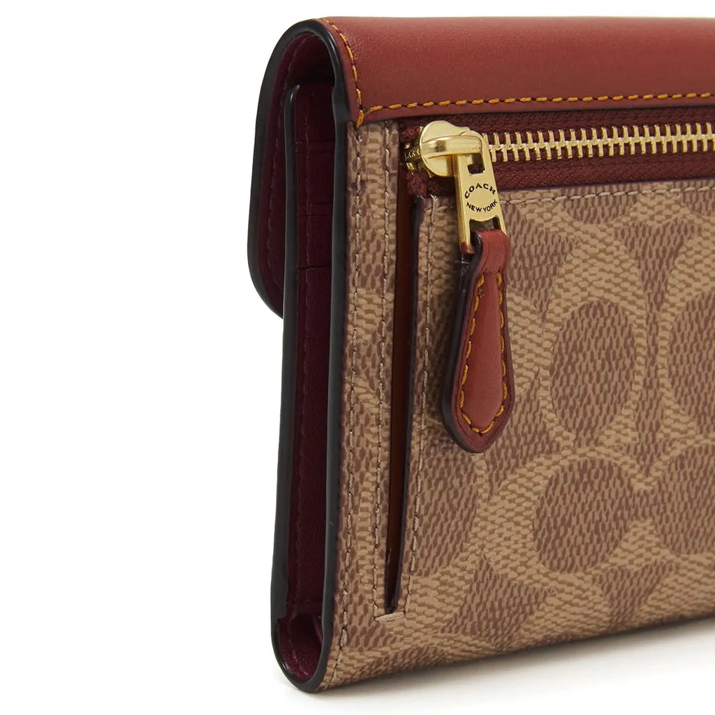 COACH Women’s Signature Canvas Wyn Small Wallet C2329