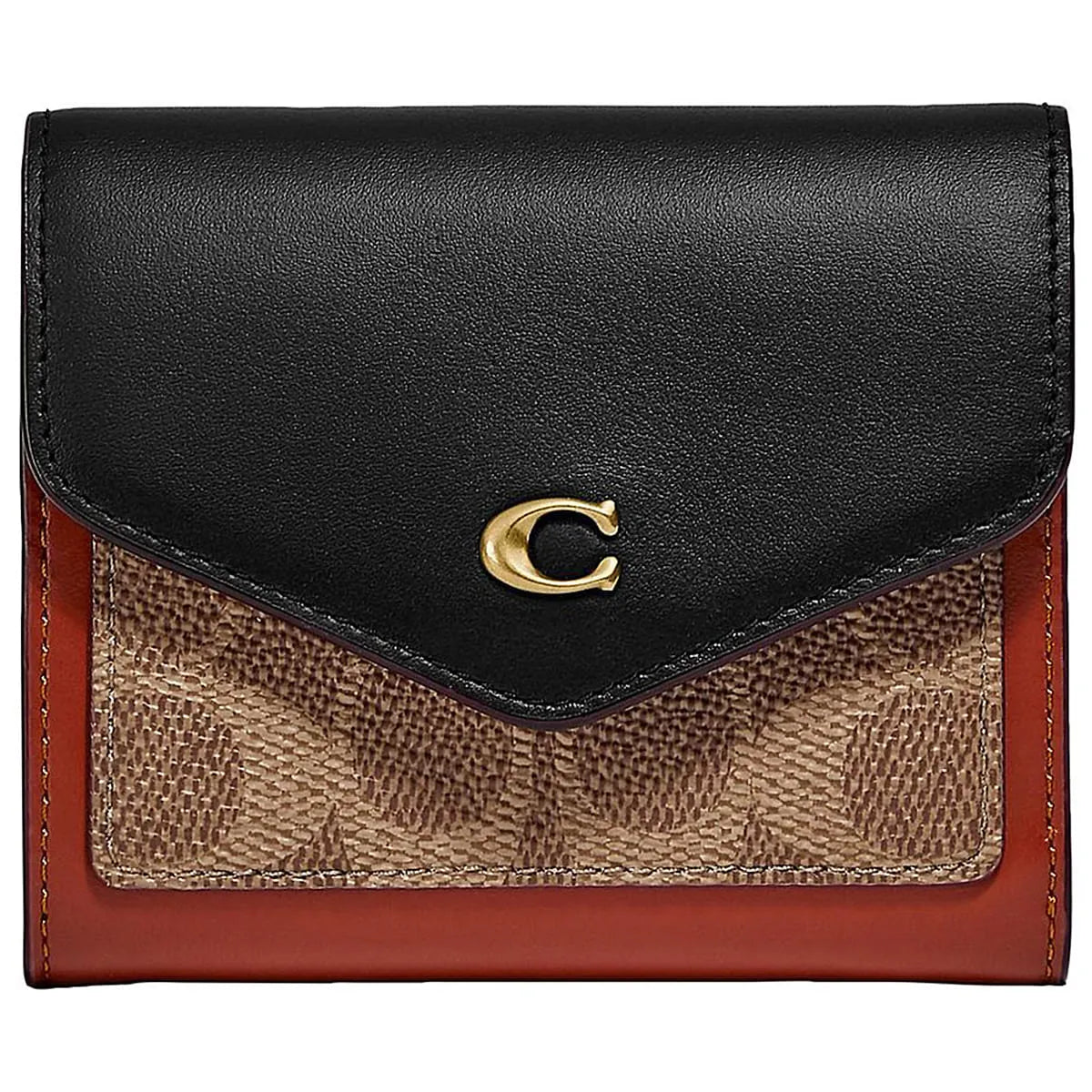 COACH Women’s Signature Canvas Wyn Small Wallet C3156 B4NQ6