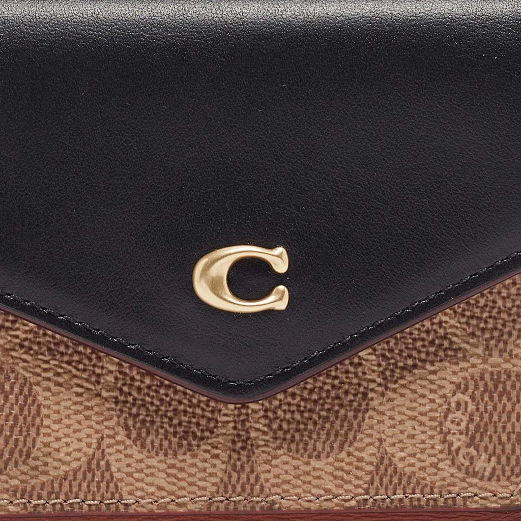 COACH Women’s Signature Canvas Wyn Small Wallet C3156 B4NQ6