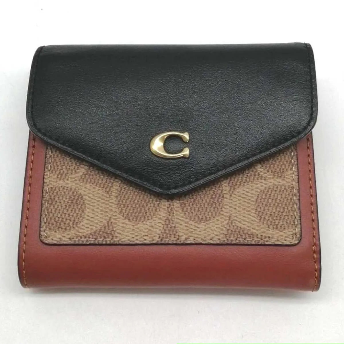 COACH Women’s Signature Canvas Wyn Small Wallet C3156 B4NQ6