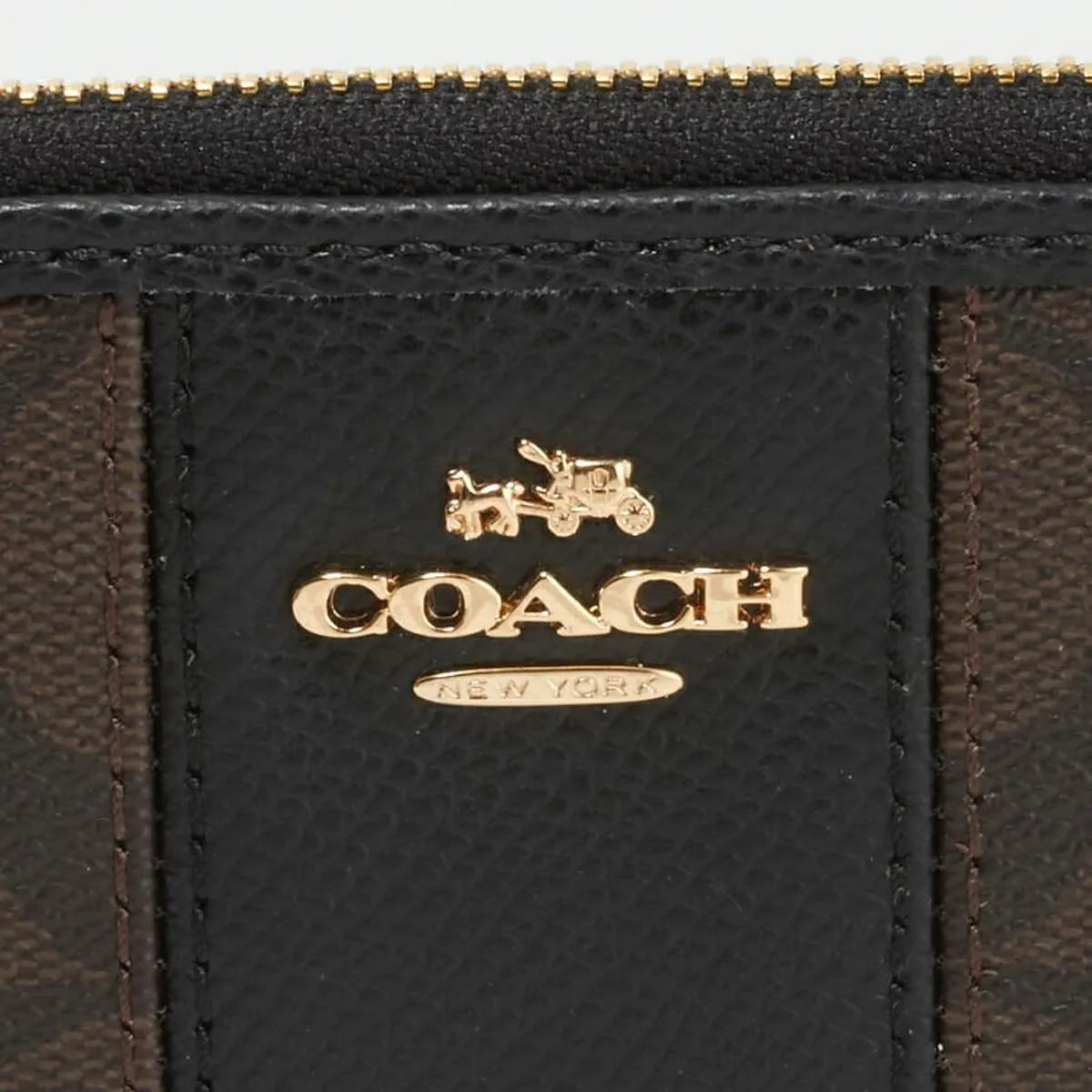 Coach Women’s Signature Canvas Zip-Around Wallet F54630 IMAA8
