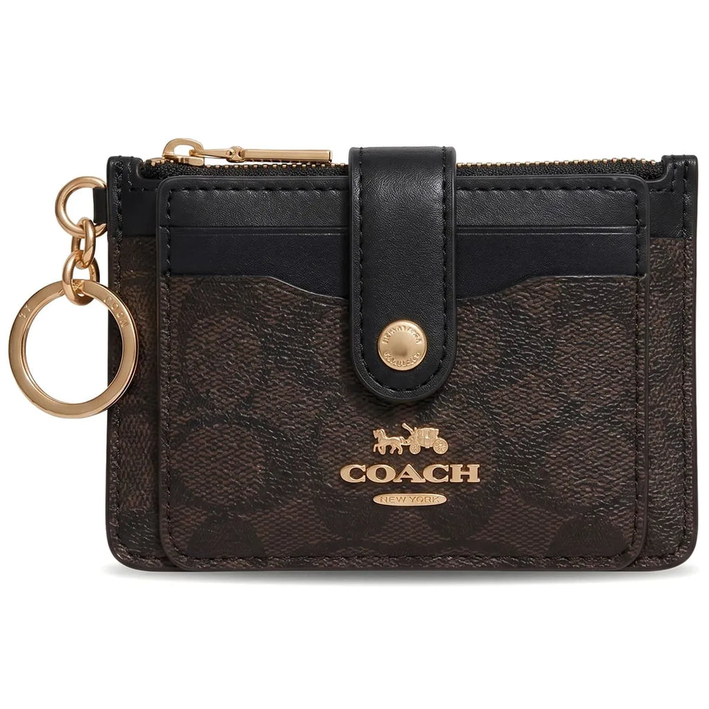 Coach Women’s Signature Card Holder and Coin Purse C7398