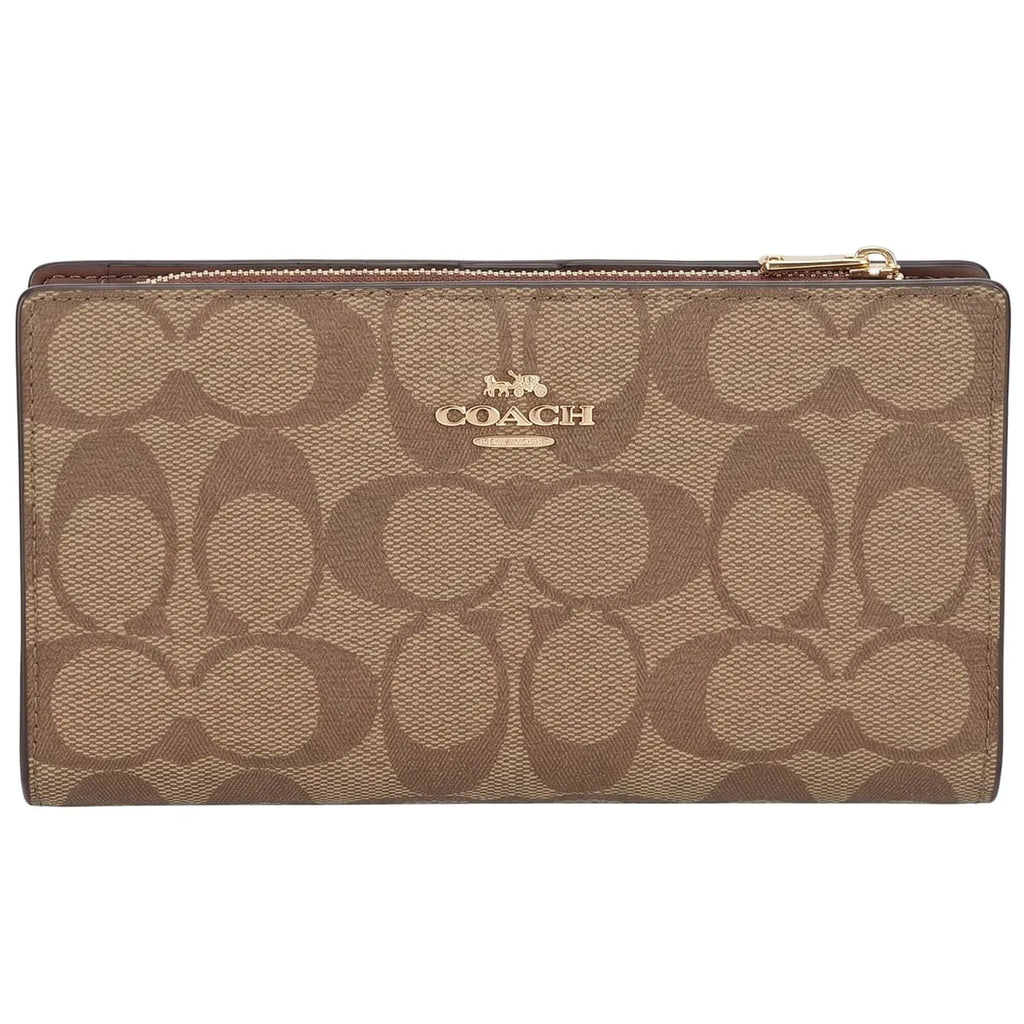Coach Women’s Slim Signature Long Wallet C8714