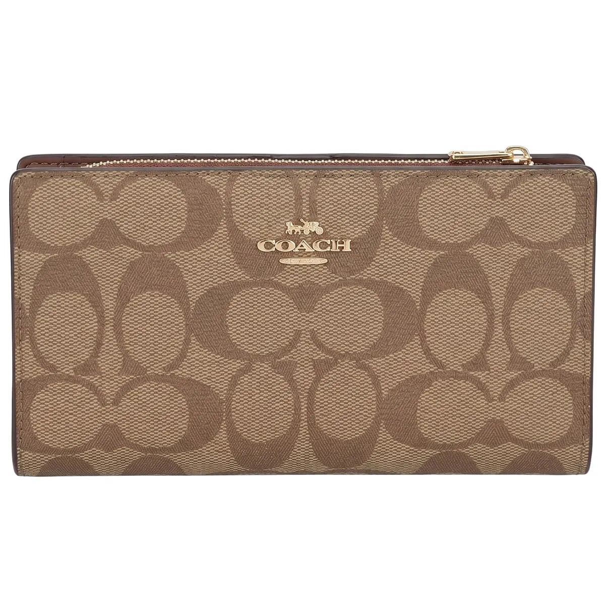 Coach Women’s Slim Signature Long Wallet C8714