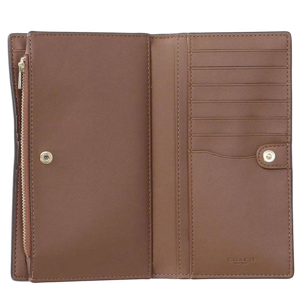 Coach Women’s Slim Signature Long Wallet C8714