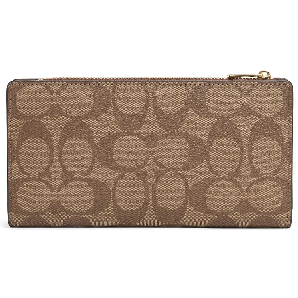Coach Women’s Slim Signature Long Wallet C8714