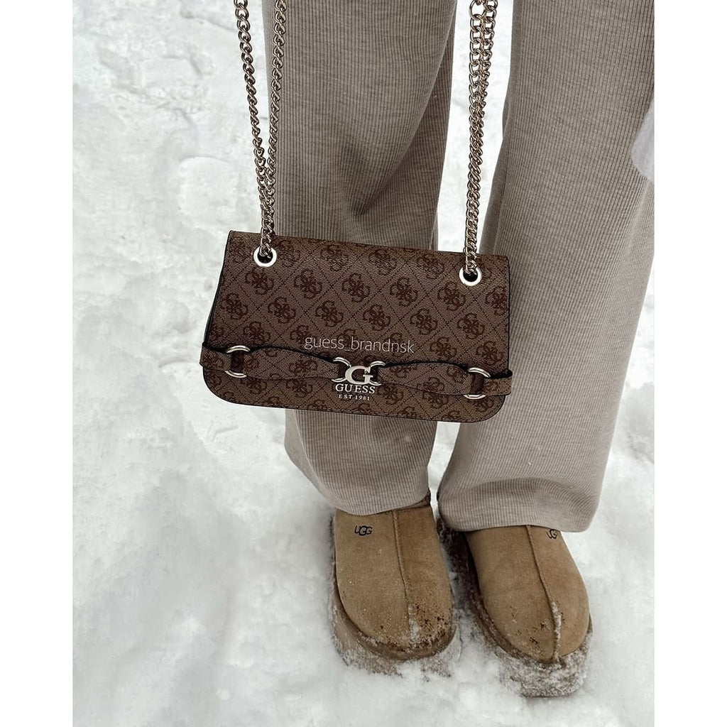 Guess Beige Women Shoulder Bag