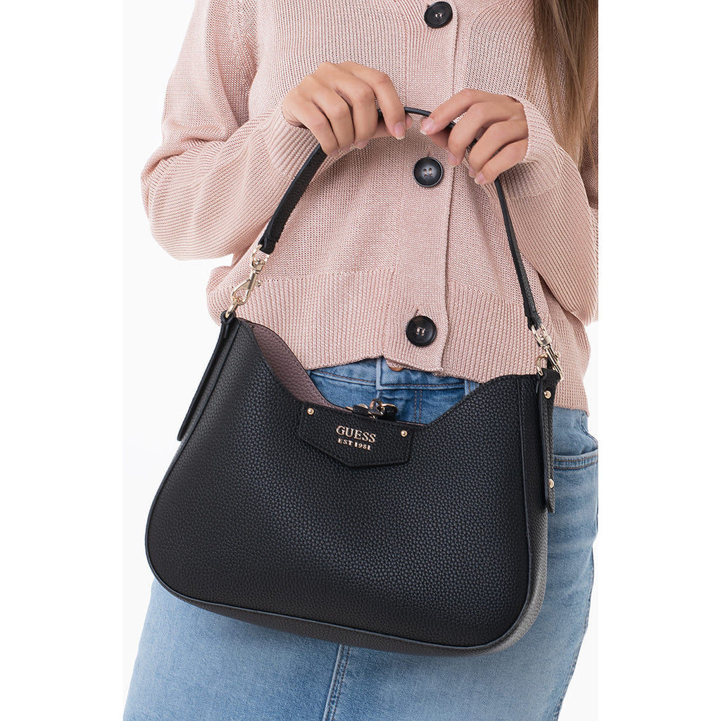 Guess Black Women Shoulder Bag Hwevg839002 Bla