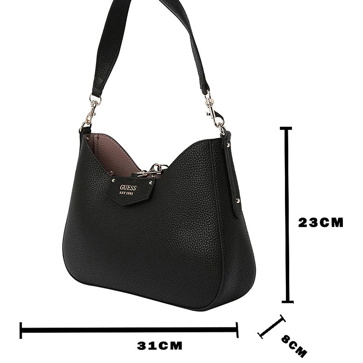 Guess Black Women Shoulder Bag Hwevg839002 Bla