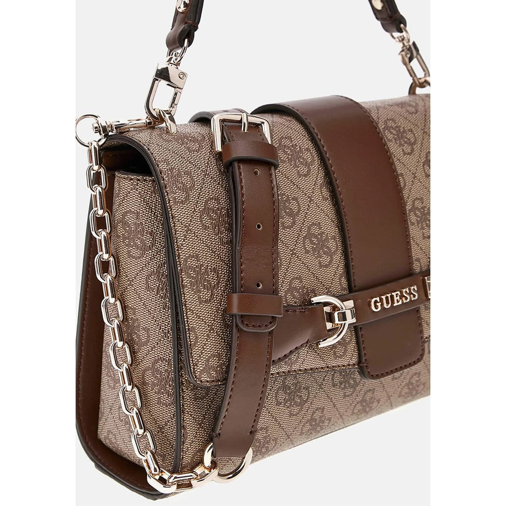 Guess Brown Beige Light Brown Women Handbag Hwsg9500200 Lgw