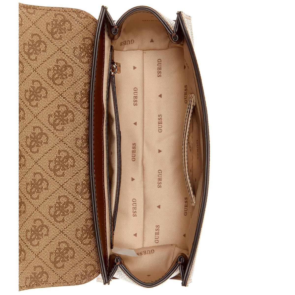 Guess Brown Beige Light Brown Women Handbag Hwsg9500200 Lgw
