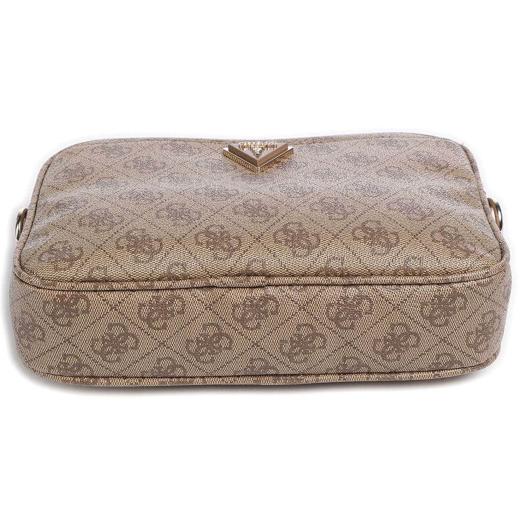 Guess Brown Latte Women Cross Body Bag Hwsg87 78140 Ltl