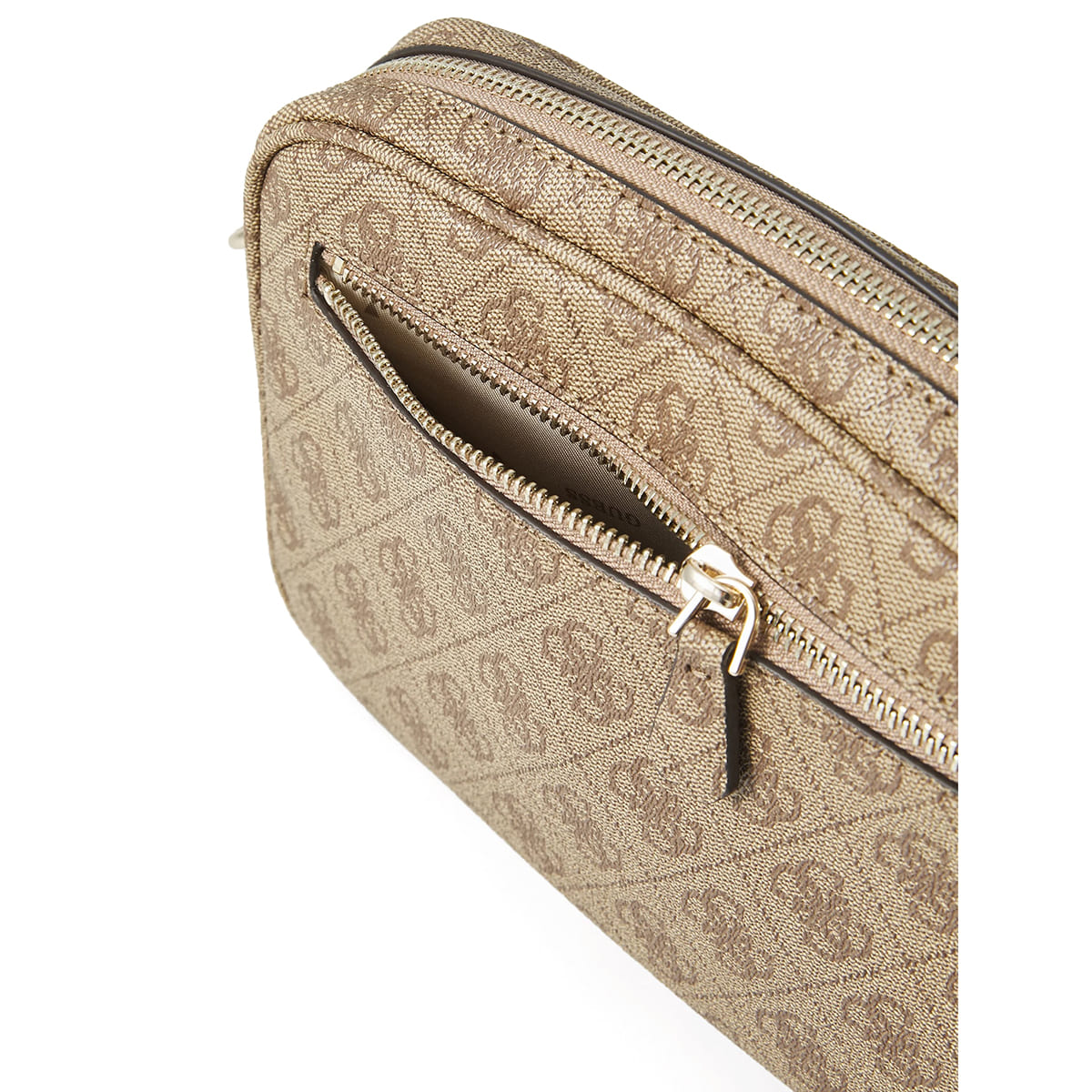 Guess Brown Latte Women Cross Body Bag Hwsg87 78140 Ltl