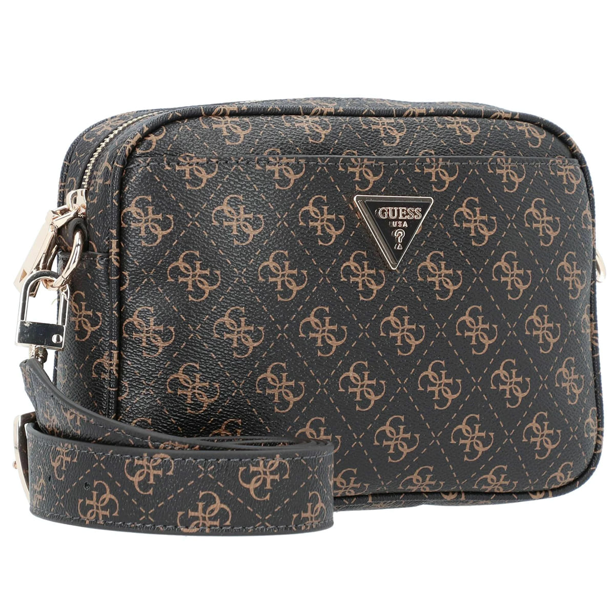 Guess Brown Women Cross Body Bag Hwqg8778140