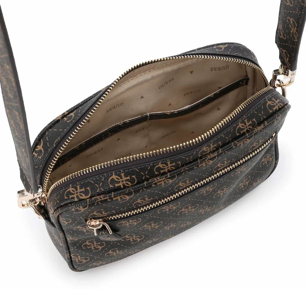 Guess Brown Women Cross Body Bag Hwqg8778140