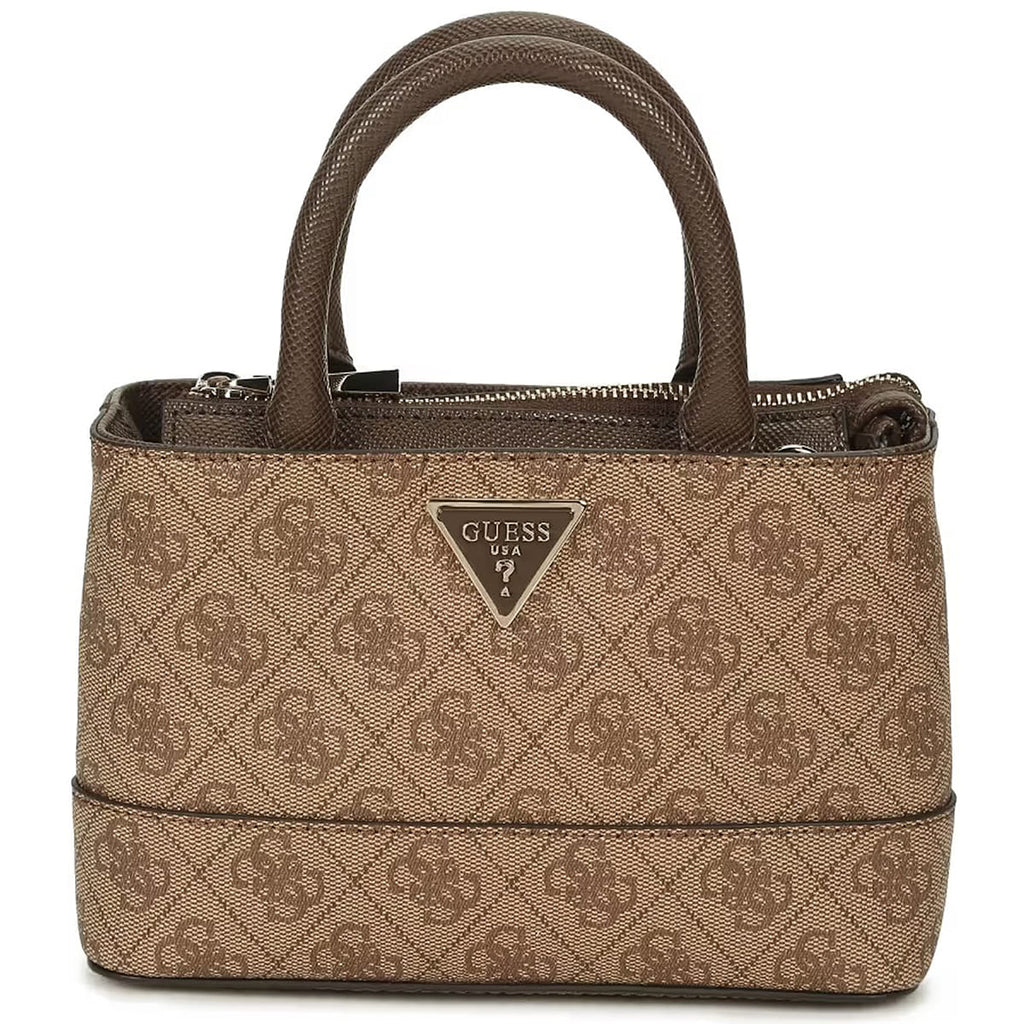 Guess Brown Women Handbag Bg837777 Latte