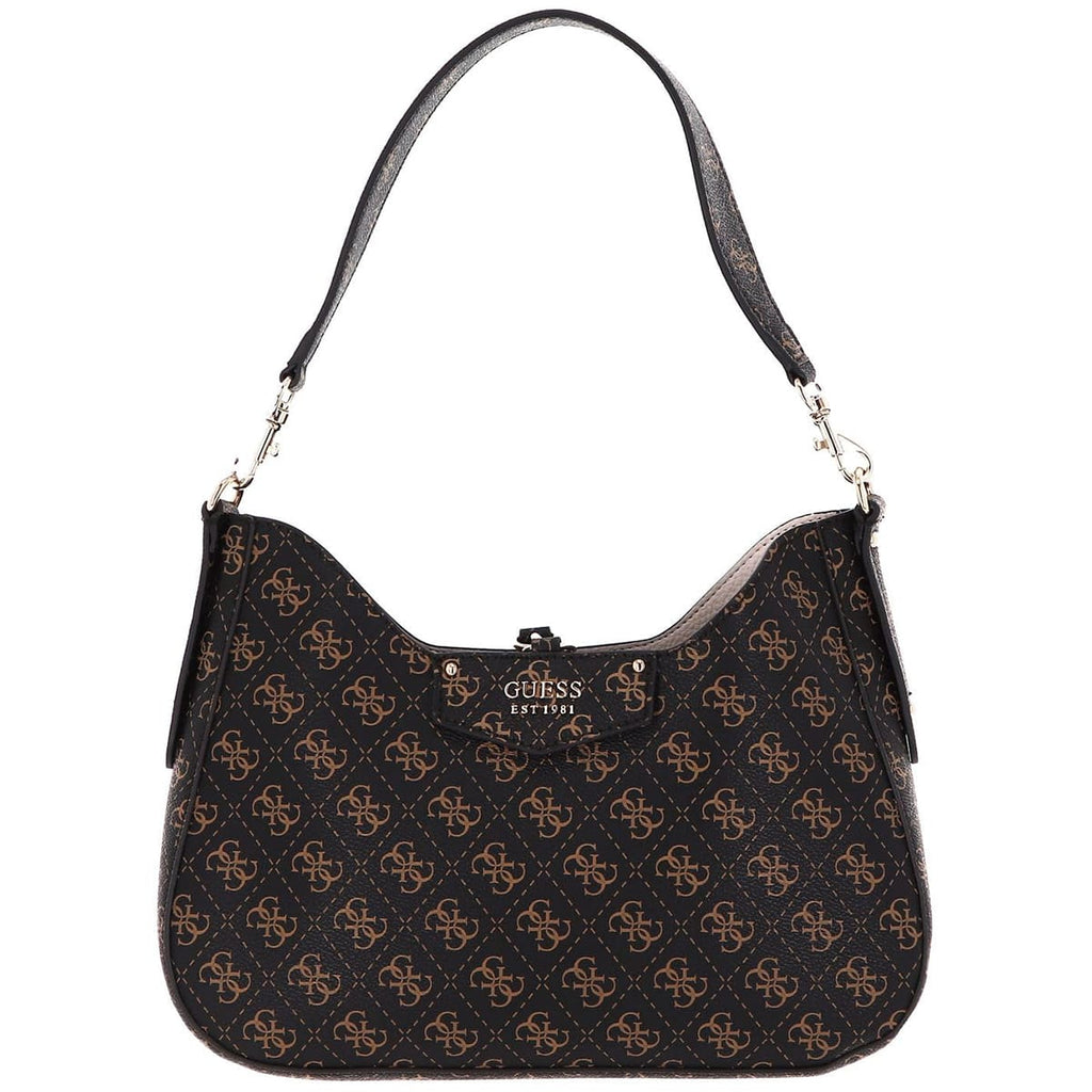 Guess Brown Women Shoulder Bag Hwesg839002 Bnl