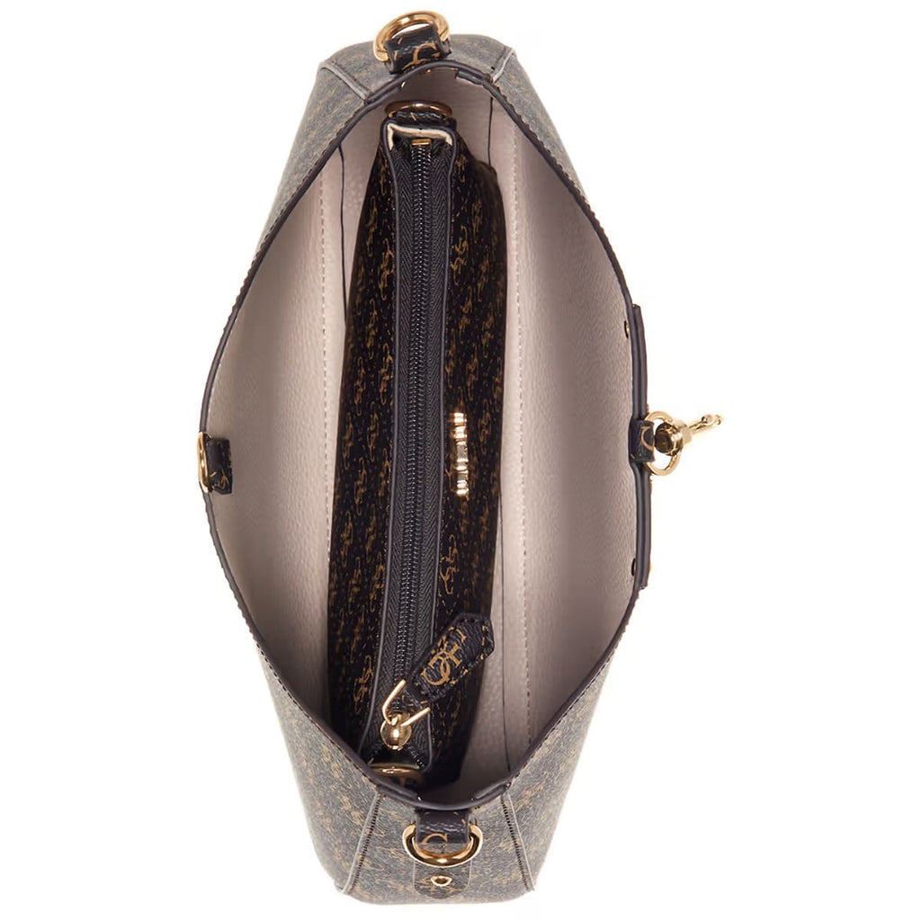 Guess Brown Women Shoulder Bag Hwesg839002 Bnl