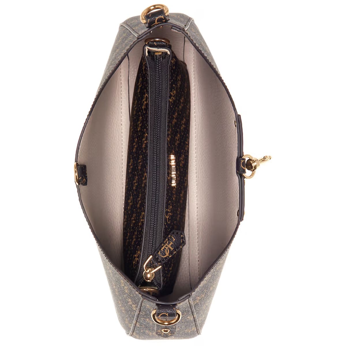 Guess Brown Women Shoulder Bag Hwesg839002 Bnl