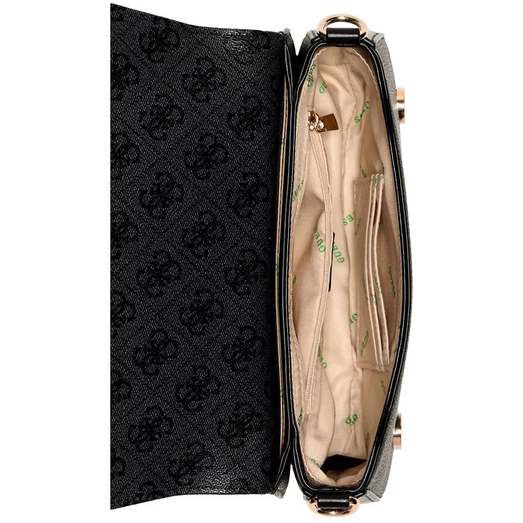 Guess Coal Black Women Shoulder Bag Hwesg951320