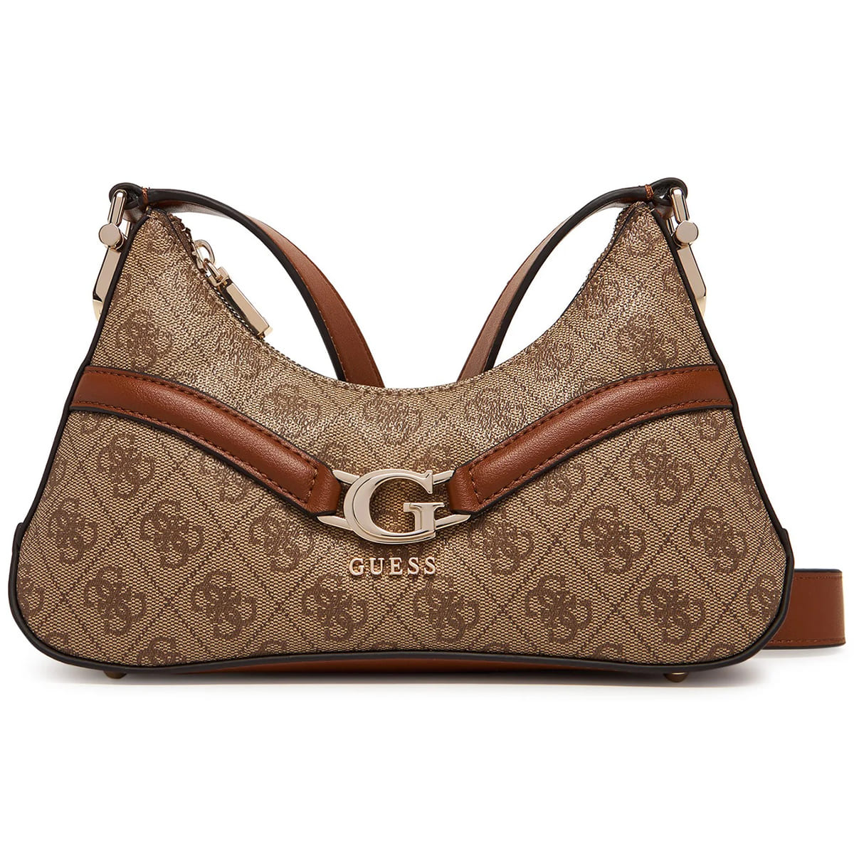 Guess Latte Logo Light Brown Brown Women Crossbody Hwsg7993730 Ltl