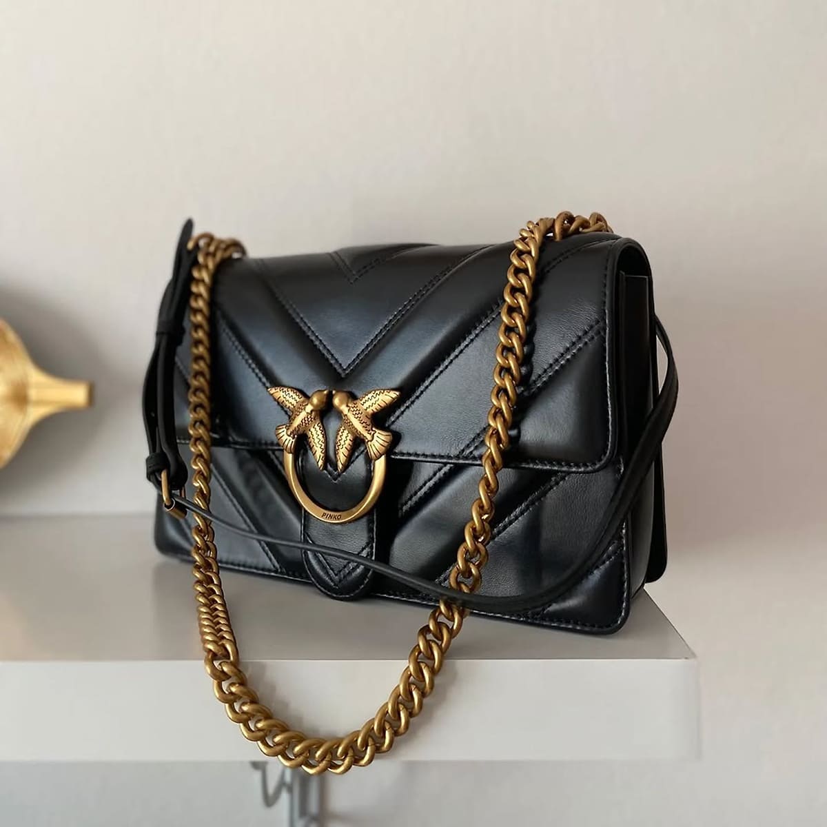 Pinko Black Women Shoulder Bag Cross Body Bag 104549A26Zz99Q