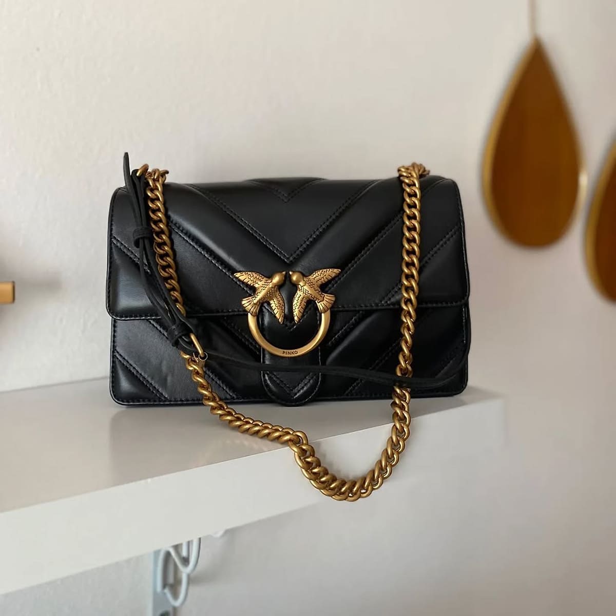 Pinko Black Women Shoulder Bag Cross Body Bag 104549A26Zz99Q