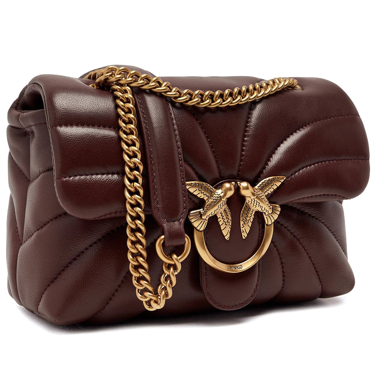 Pinko Burgundy Women Shoulder Bag Cross Body Bag 100038A1Exl86Q