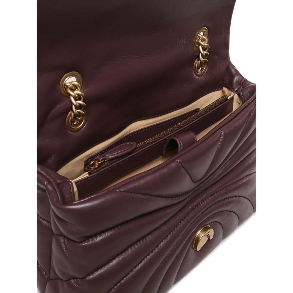 Pinko Burgundy Women Shoulder Bag Cross Body Bag 100038A1Exl86Q