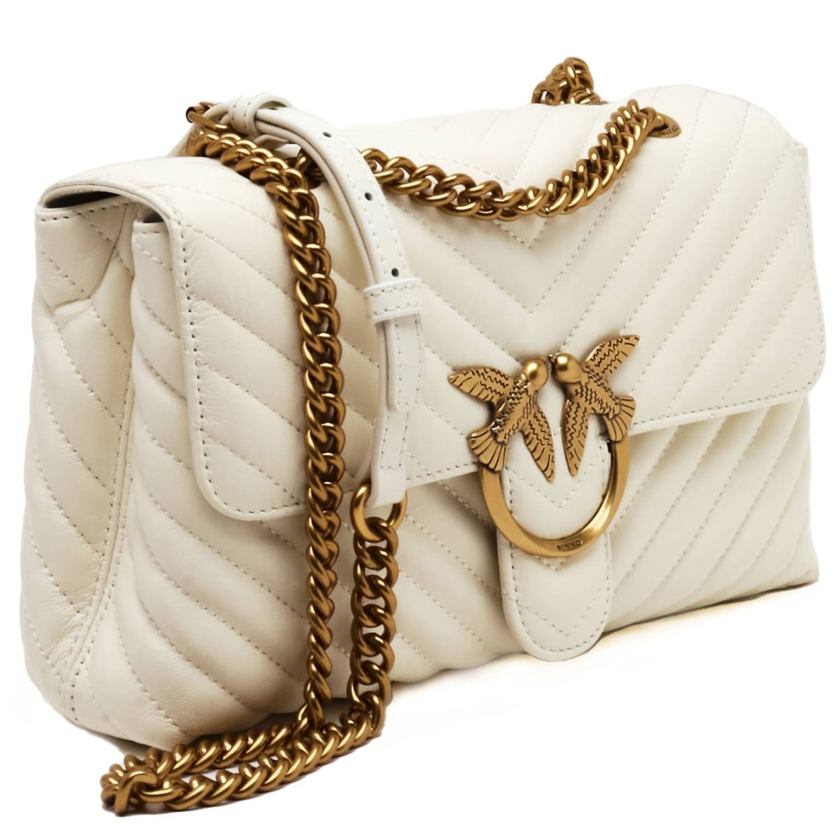 Pinko White Women Crossbody Bag 100043A0Gkz14Q